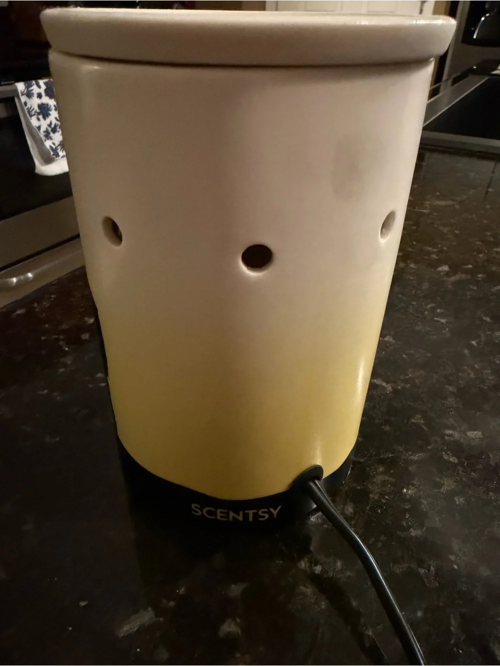 Scentsy Ceramic Warmer with Soldier Silhouette